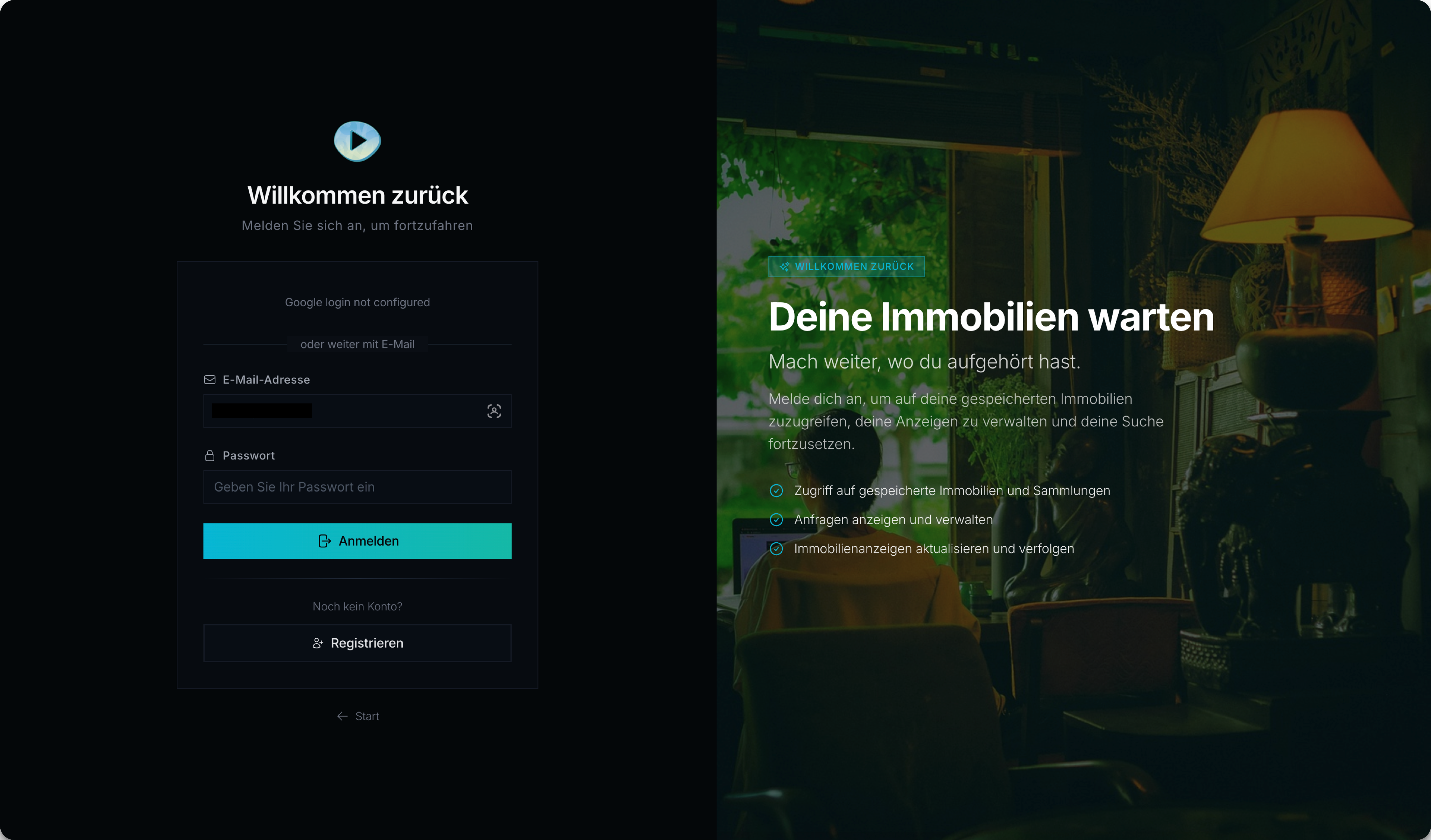 Login - Dark Mode