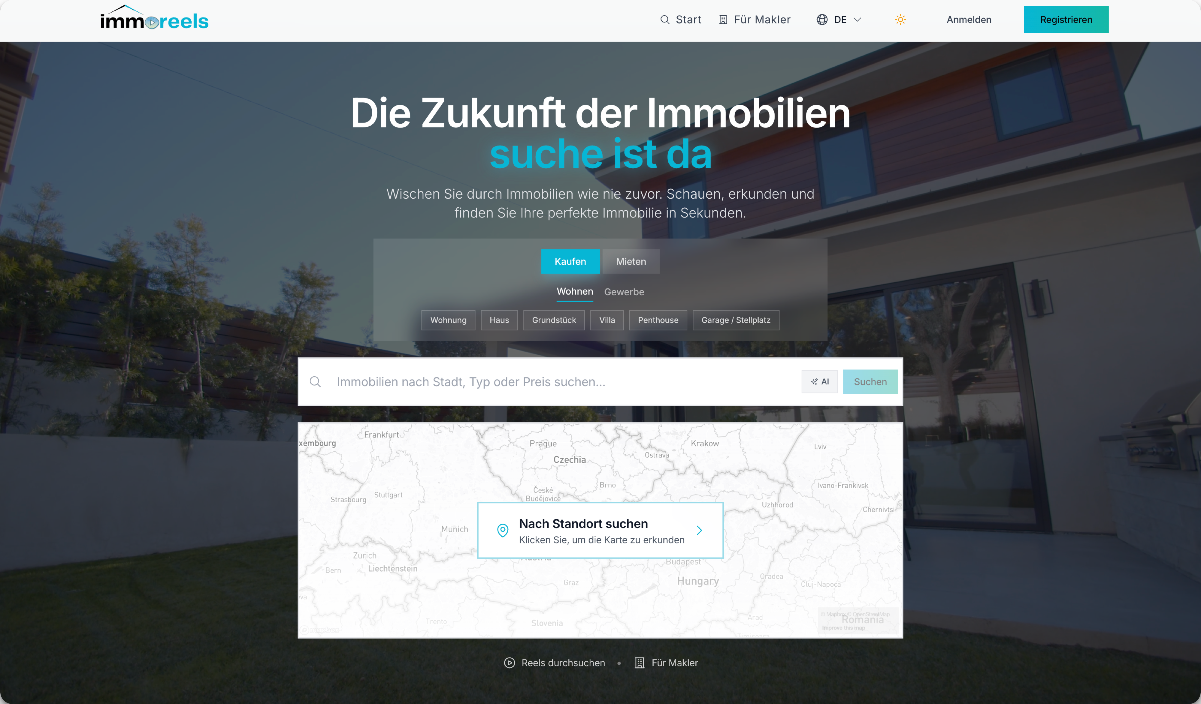 Startseite - Light Mode