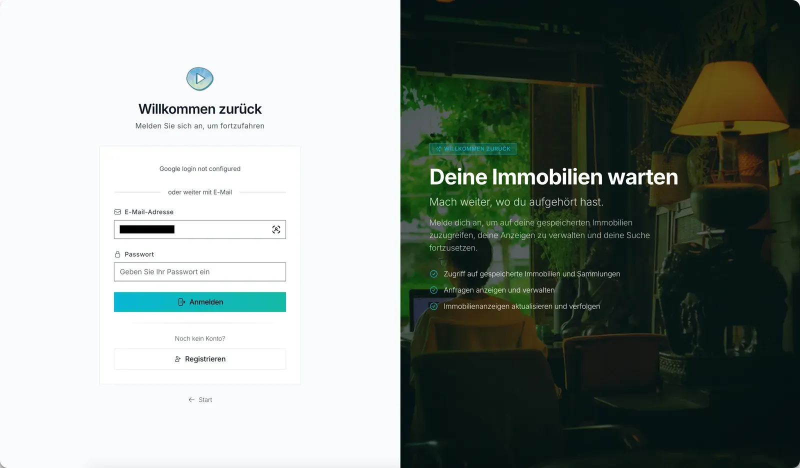 Login – Light Mode